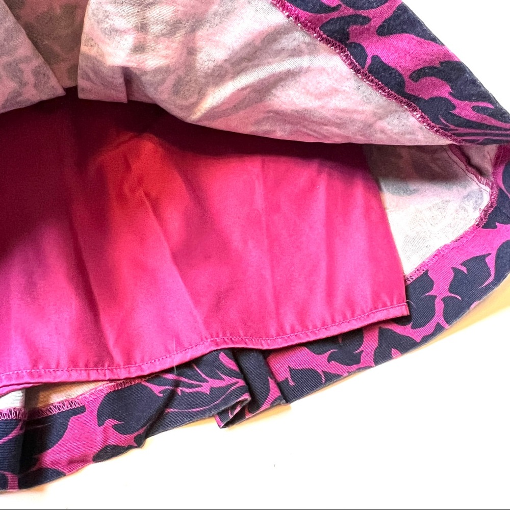 Boden fuchsia navy flared skater style/ A-line lined skirt/ 8S - Picture 5 of 8